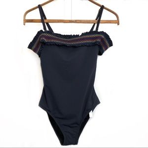 BLEU ROD BEATTIE Black one piece swimsuit
